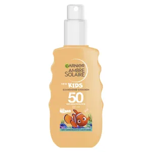 Garnier Ambre Solaire Kids Sun Protection Spray SPF50 150 ml opaľovací prípravok na telo pre deti na veľmi suchú pleť; na dehydratovanu pleť