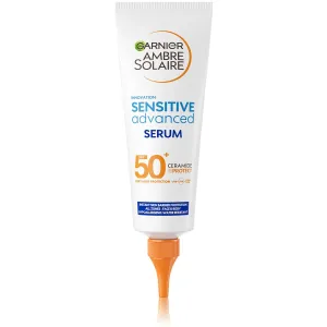 Garnier Ambre Solaire Sensitive Advanced Ochranné sérum proti slnečnému žiareniu s ceramidmi, SPF 50+, 125 ml