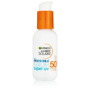 Garnier Ambre Solaire Super UV Invisible Serum SPF50+ 30 ml opaľovací prípravok na tvár unisex