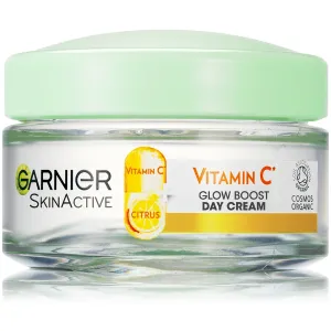 Garnier Skin Naturals Vitamin C Glow Boost Day Cream 50 ml denný pleťový krém pre ženy proti vráskam; na rozjasnenie pleti; na unavenú pleť