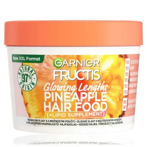 Garnier Fructis Hair Food Pineapple Glowing Lengths Mask 400 ml maska na vlasy pre ženy na rozštiepené končeky
