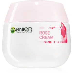 Garnier Skin Naturals Rose Cream 50 ml denný pleťový krém na zmiešanú pleť; výživa a regenerácia pleti; na dehydratovanu pleť