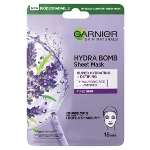 Garnier Hydra Bomb plátenná maska s vysoko hydratačným a vyživujúcim účinkom 28 g