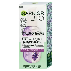 Garnier Bio Anti-Aging Serum Cream 50 ml pleťové sérum pre ženy na veľmi suchú pleť; proti vráskam; na dehydratovanu pleť