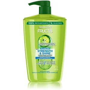 Garnier Posilňujúci šampón pre všetky typy vlasov bez lesku a sily Fructis Strength & Shine ( Strength ening Shampoo) 1000 ml