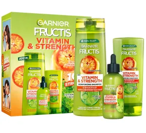 Garnier Fructis Vitamin & Strength darčeková sada (pre slabé vlasy s tendenciou vypadávať) #7638225
