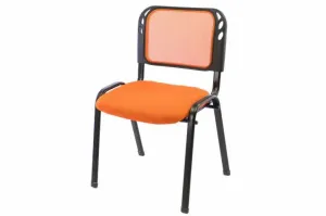 Garthen 38257 Stohovateľná kongresová stolička - oranžová
