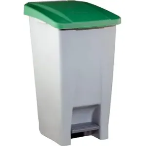 Gastro Odpadkový kôš nášľapný 60 l, sivá/zelená