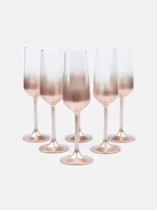 GATE Sada 6 pohárov na šampanské
