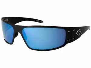 Slnečné okuliare Magnum Polarized Gatorz® – Smoke Polarized w/ Blue Mirror, Čierna (Farba: Čierna, Šošovky: Smoke Polarized w/ Blue Mirror) #5809465
