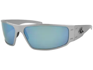 Slnečné okuliare Magnum Polarized Gatorz® – Smoke Polarized w/ Blue Mirror, Sivá (Farba: Sivá, Šošovky: Smoke Polarized w/ Blue Mirror)
