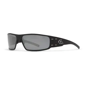 Slnečné okuliare Magnum Polarized Gatorz® – Smoke Polarized w/ Chrome Mirror (Farba: Čierna, Šošovky: Smoke Polarized w/ Chrome Mirror) #5809471