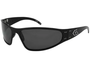 Slnečné okuliare Wraptor Polarized Gatorz® – Smoke Polarized, Čierna (Farba: Čierna, Šošovky: Smoke Polarized) #5809479