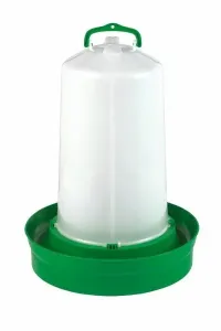 GAUN PREMIUM Napájacka pre hydinu 12L - s hlbokou miskou - s napúštacím štuplom/zelená