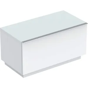 Geberit iCon - Bočná skrinka 890x472 mm so zásuvkou, matná biela 841090000