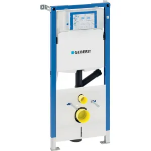 Geberit Prvok Geberit Duofix pre závesné WC, 112 cm, s podomietkovou splachovacou nádržkou Sigma 12 cm, pre odsávanie zápachu s externým ventilátorom
