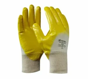 GEBOL - Pracovné rukavice YELLOW NITRIL č. 10