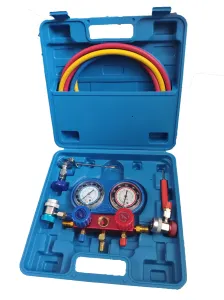 Geko Sada na meranie tlaku a tesnosti auto klimatizácií modrá G02670