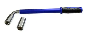 GEKO Kľúč na kolesá L teleskopický, 17 × 19 mm + 21 × 23 mm