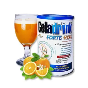 Geladrink Geladrink Forte HYAL 420 g príchuť pomeranč