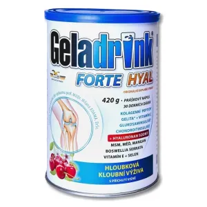 Geladrink Geladrink Forte HYAL práškový nápoj višňa 420 g