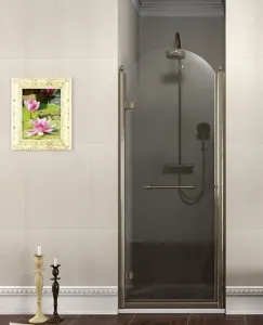 GELCO - ANTIQUE sprchové dvere 900, číre sklo, lavé, bronz GQ1290LC