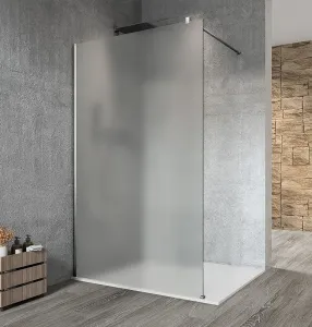 GELCO - VARIO CHROME jednodielna sprchová zástena na inštaláciu k stene, matné sklo, 1300  GX1413GX1010