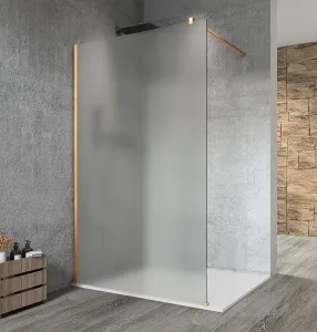GELCO - VARIO GOLD MATT jednodielna sprchová zástena na inštaláciu k stene, matné sklo, 1100  GX1411-01