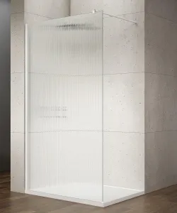 GELCO - VARIO WHITE jednodielna sprchová zástena na inštaláciu k stene, sklo nordic, 700  GX1570-07