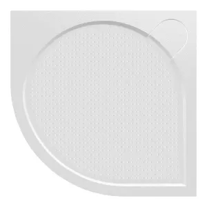 GELCO - ARCA sprchová vanička z liateho mramoru, štvrťkruh, 80x80cm, R550 PA558