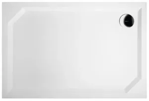 GELCO - SARA sprchová vanička z liateho mramoru, obdĺžnik 110x75cm, hladká HS11075