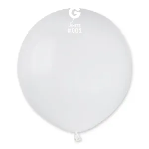 Gemar Balón pastelový biely 48 cm