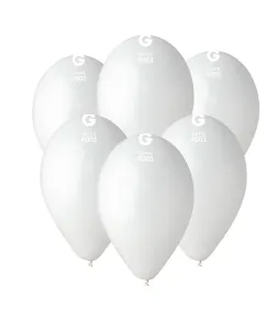 Balóniky 100 ks biele 26 cm pastelové - SMART