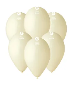 Gemar Balón pastelový - Krémový 26 cm 100 ks #1565478
