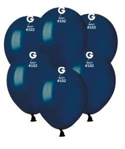 Gemar Balónik pastelový - navy modrý 100 ks 13 cm