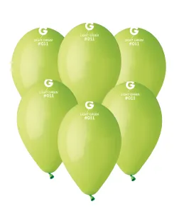 Gemar Balón pastelový - Zelená limetka 26 cm 100 ks #1565470