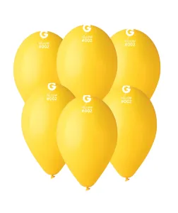 Gemar Balón pastelový - Žltý 30 cm 100 ks