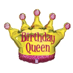 Gemar Fóliový balón - Narodeninová kráľovná #6291454