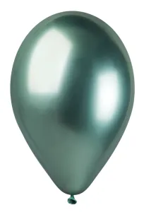 Gemar Sada chrómových balónov - Zelené, 5 ks