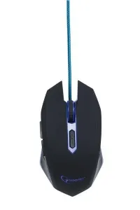 GEMBIRD myš MUSG-001-B optická, modro-čierna, 2400 dpi, USB