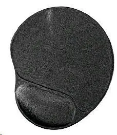 GEMBIRD Podložka pod myš gélová ergonomická Maxi, čierna