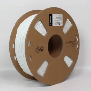 GEMBIRD Tisková struna (filament) PLA flexibilní, 1,75mm, 1kg, bílá
