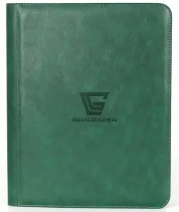 Gemloader Album na toploadery Gemloader Premium 216 kapes (3x3) - Green