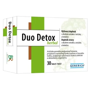GENERICA Duo Detox herbal tbl 1x30 ks