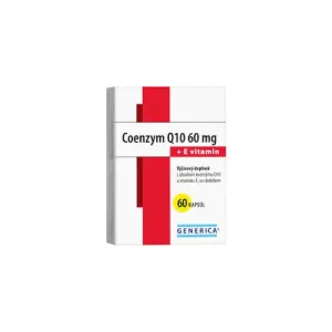 GENERICA Coenzym Q10 60 mg + E vitamín 60 tabliet