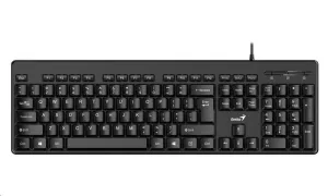 Genius KB-116, klávesnice CZ/SK, klasická, voděodolná typ drátová (USB), černá, ne