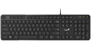 Genius Slimstar M200, klávesnica CZ/SK, klasická, tichá typ drôtová (USB), čierna, nie