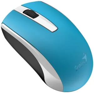 Genius Myš Eco-8100, 1600DPI, 2.4 [GHz], optická, 3tl., bezdrôtová USB, modrá, Intergrovaná