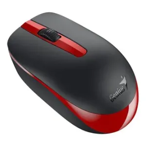 Genius Myš NX-7007, 1200DPI, 2.4 [GHz], optická, 3tl., bezdrátová USB, černo-červená, AA #7411408