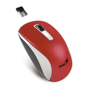 Genius Myš NX-7010, 1200DPI, 2.4 [GHz], optická, 3tl., bezdrátová, červená, univerzální